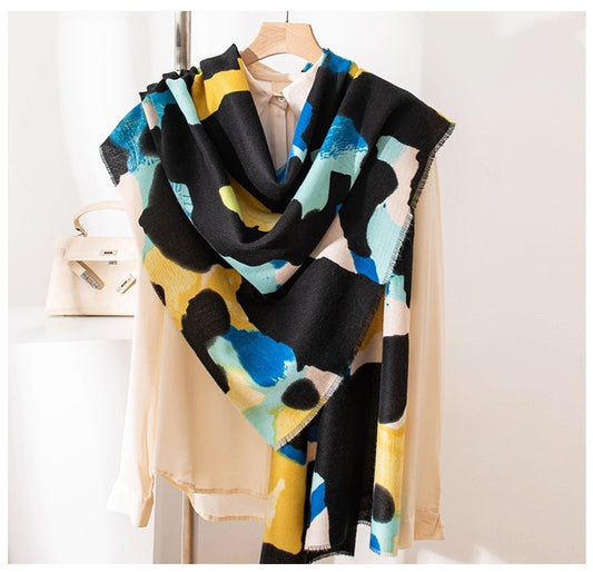 Autumn And Winter Cashmere Scarf Women's All-match Atmosphere High Sense